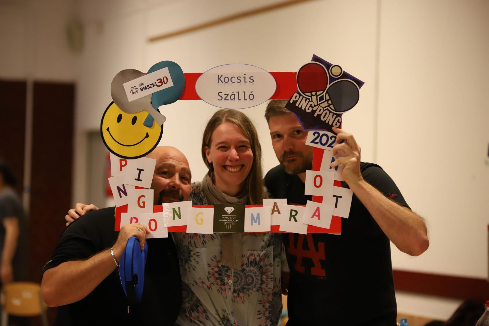 Pingpongmaraton szelfikeret